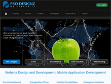 Tablet Screenshot of prodesignz.net